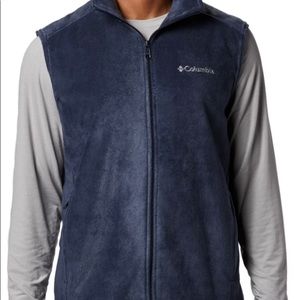 Columbia Fleece Vest (Blue/gray)